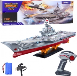porte-avions RC 1:438 avec éclairages, 30 km/h
