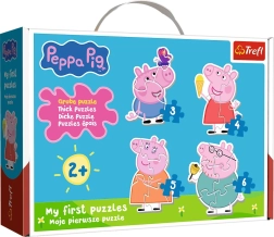 Puzzle bébé Peppa Pig 4-en-1 (3–6 pièces) TREFL