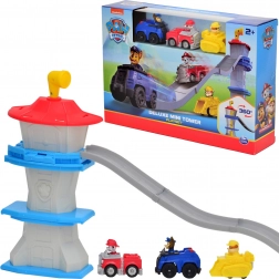 PAW Patrol tour deluxe 3-en-1 avec rampe et 3 petites voitures