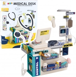 table médicale et dentaire pour enfants avec lumières et sons, 51 pièces