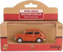Modèle réduit de voiture FIAT 126p PRL marron 1:43