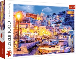 Puzzle 1000 pièces - Trefl : Île de Procida de nuit, Italie