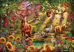 Puzzle 1000 pièces ART PUZZLE forêt magique