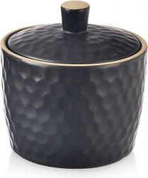 Sucrier en céramique TEA TIME 320 ml, noir