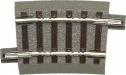 Roco geoLINE rail courbe R2 7,5° avec ballast