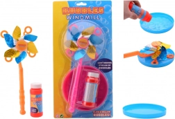 Moulin à vent à bulles pour enfants