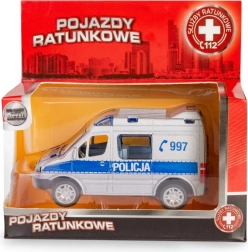 Modèle de police MERCEDES-BENZ Sprinter 1:50 avec moteur à rétrofriction Daffi