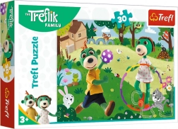 Puzzle 30 pièces – La famille Treflik : Journée active