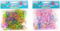 élastiques Craft Bands – assortiment de couleurs pour tisser des bracelets