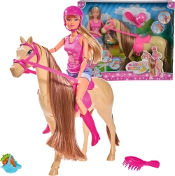 Poupée cavalière Steffi Love avec cheval et accessoires