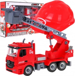 Camion de pompier 2-en-1 avec casque