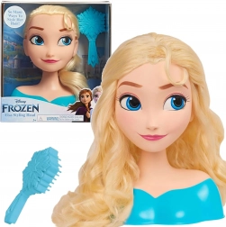 Tête à coiffer et styliser DISNEY FROZEN Elsa avec brosse