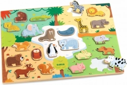 Puzzle en bois pour enfants Animaux