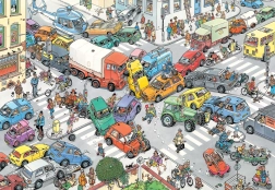 Puzzle JUMBO Jan van Haasteren – Chaos routier, 3000 pièces