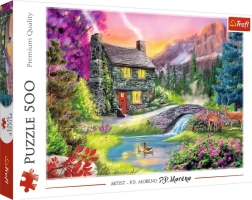 Puzzle 500 pièces - Idylle montagnarde