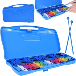 Clochettes xylophone chromatiques pour enfants dans une mallette