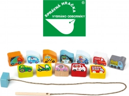 Coutures en bois des moyens de transport Cubika