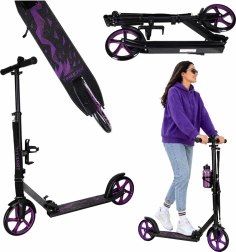 Trottinette urbaine pliable Trike Fix 200 mm noir-violet