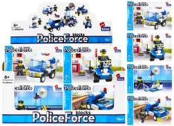 Kit véhicule de police avec figurine – 4 variantes