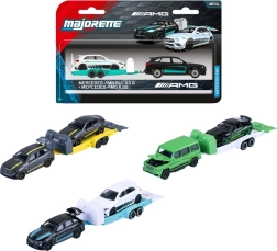 Majorette Mercedes-AMG avec remorque – modèle en métal avec pièces mobiles