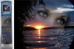 Peinture diamant Crépuscule sur la plage 30x40 cm