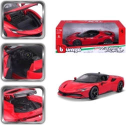 Modèle en métal BBURAGO FERRARI SF90 STRADALE 1:18 rouge