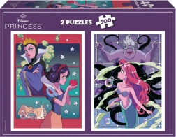 Educa Puzzle Disney Méchants et Princesses 2x500 pièces