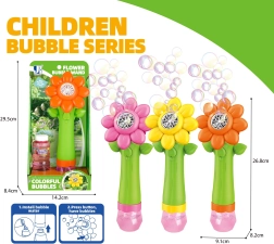 Bulle de savon tournesol avec effets lumineux 100 ml