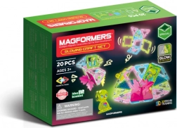 Jeu de construction lumineux Magformers 20 pièces