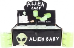 Slime lumineux avec extraterrestre en tonnelet