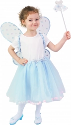 Costume de fée enfant Modřeně avec ailes lumineuses