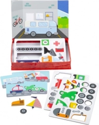 Bigjigs Toys puzzle magnétique mécanicien