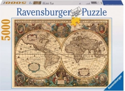Ravensburger puzzle vieille carte du monde 5000 pièces
