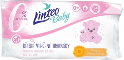 Lingettes humides pour bébé au calendula LINTEO Baby 24 pcs