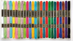 Playbox fils de coton pour broderie et loisirs créatifs 25 pcs