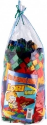 Jeu de construction Lori 500 pour maternelles, blocs en plastique 500 pcs dans un sac