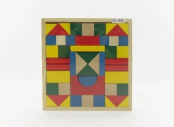 Blocs de construction en bois 48 pcs