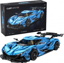 Kit CADA Master hypercar V12 bleu 1:8 (3865 pièces)