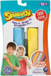 Skwooshi coffret créatif – 2 pâtes à modeler et moules de moyens de transport