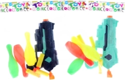 Pistolet avec quilles et balles en mousse pour enfants