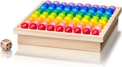 POPULAR Jeu de billes en bois – sudoku coloré et jeux de société