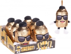 Porte-clés peluche bubble tea avec clip métallique