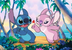 Puzzle TREFL Premium Plus Stitch & Angel 1000 pièces