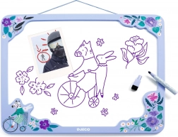 Djeco tableau magnétique effaçable zèbre avec cadre en bois