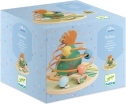 Enfile-perles en bois RollNut de DJECO