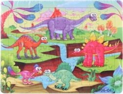 Puzzle dinosaures 104 pièces