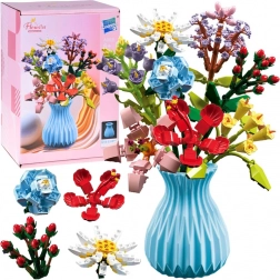 Kit de construction bouquet de fleurs des prés dans un vase – 8 modèles
