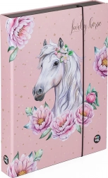 Boîte pour cahiers A4 Jumbo cheval Romantic