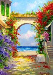 Puzzle Au bord de la côte 1000 pièces