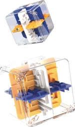 Cube labyrinthe 3D 9 cm – jeu de casse-tête coloré